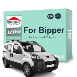 10Pcs LED Interior Light Bulb Kit For Peugeot Bipper 2008-2014 2015 2016 2017 2018 Car Reading Dome Trunk Vehicle Lamp Canbus