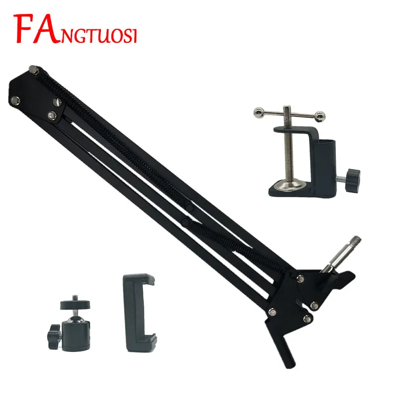 FANGTUOSI 2024 nuovo supporto pieghevole a braccio lungo supporto universale in metallo per Xiaomi Huawei Lazy phone Bed Desktop