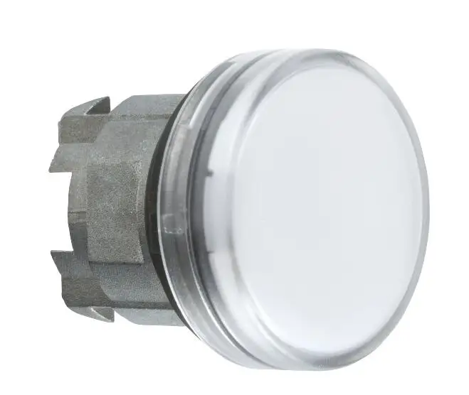 

ZB4BV013 White pilot light head Ø22 plain lens for integral LED