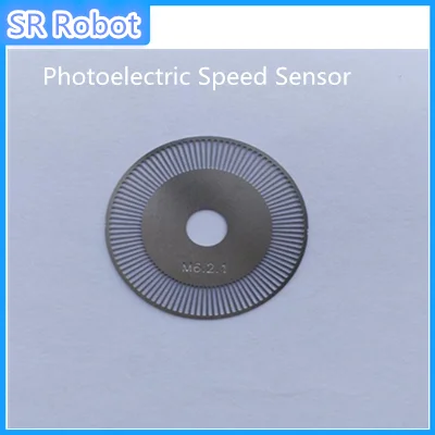 Photoelectric Speed Sensor Photoelectric Encoder Inverter Meter Wheel Robot Speed/Velocity Measuring Disc M6.2.1 DIY Smart Car