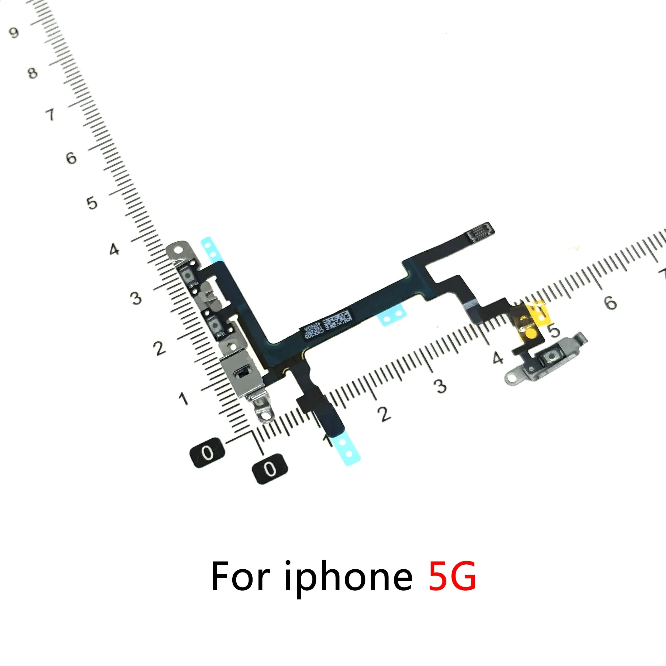 Power Flex Cable For iPhone 4 4S 5 5S 5C Volume button power switch On/Off ribbon flex cable replacement Repair parts