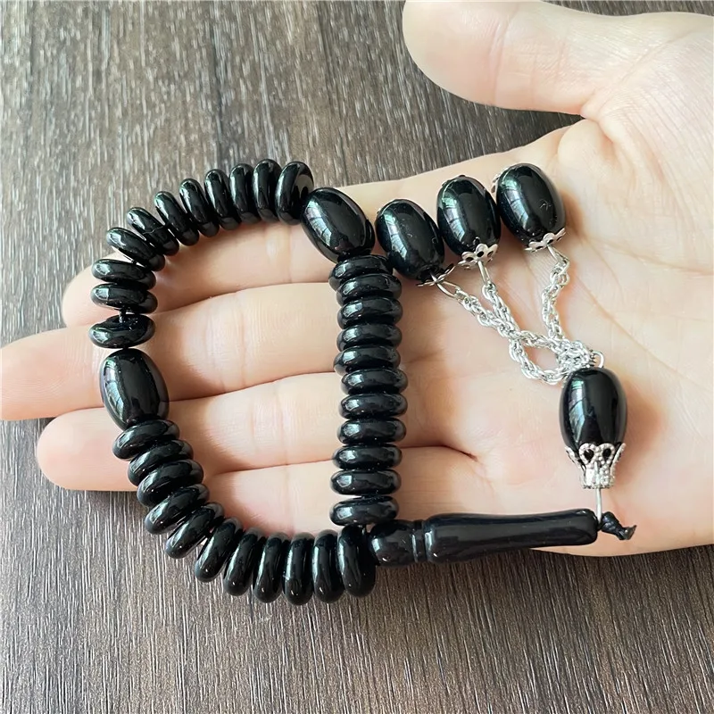 JunKang Muslim bracelet Islamic religious style 33 rosary prayer beads men and women meditation Faith prayer beads jewelry