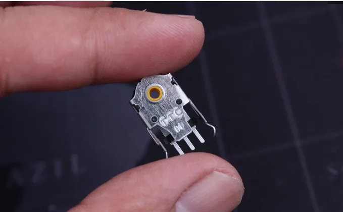 TTC Mouse  Encoder for Razer viper for Logitech G703G603G403  Golden Wheel yellow core roller encoder