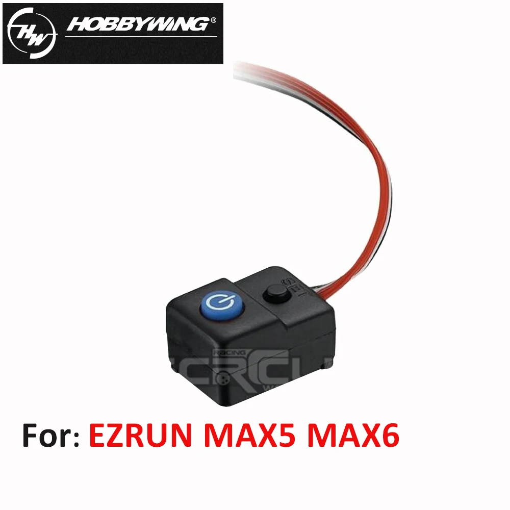 Hobbywing Switch With Button For Hobbywing Ezrun Xerun Quicrun Max5 Max6 Max8 XR8 Max10 SCT RC Speed Controller For RC Car Boat