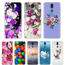 Silicone Case For LG K40 Cover Soft TPU Cute Cartoon Case for LG K40 K 40 Back Covers Shell Bags for Fundas LG K40 Protective