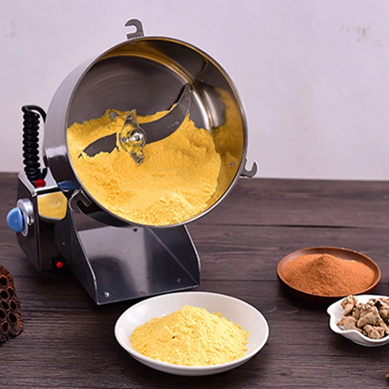 

Commercial Crusher 403 Stainless Steel Pulverizer Household Grain Crusher Large Pulverizer 3500W 1500g YB-1500A