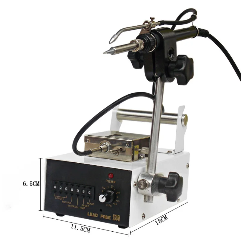 

auto regular spot soldering welder machine pedal desktop soldering station auto tin out DKT-375A