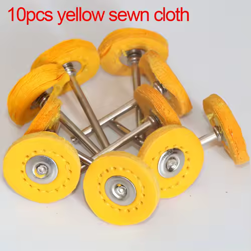 1" Wool Felt Grinding Sanding Head Abrasive Buffing Wheel 2.35/3mm Shank Cotton Thread Polishing Mini Brush for Dremel Dril - Image 12