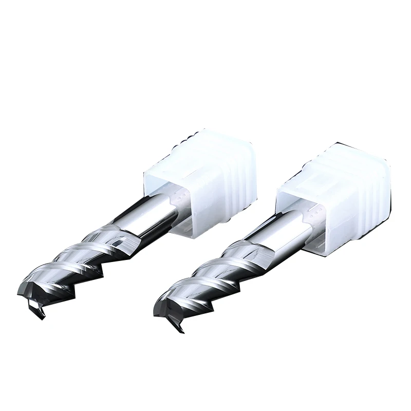 5PCS Aluminum Milling Cutter 3 flutes 45°Hard Aluminum Alloy Milling Cutter CNC Machining Center Milling cutter