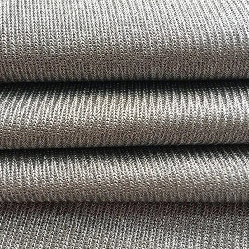 Echter Anti-Strahlungs-Silberfaser-Strickstoff, 100% Silberfaser, 5G-Kommunikations- und elektromagnetische Strahlungsabschirmung.