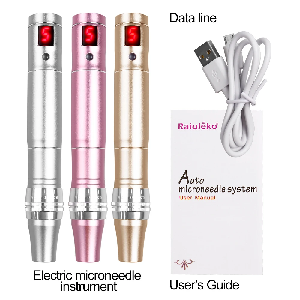 Bolígrafo Dr.imp inalámbrico Ultima Electric Dermapen, pluma profesional con microagujas, tornillo para mesoterapia, microagujas automáticas para el cuidado de la piel
