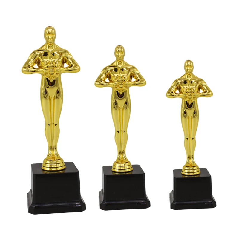 multi  size Oscar Statue,Oscar Trophy, Rea Oscar Trophy 19cm 24cm 27cm Hollywood Oscar Party Favors Award