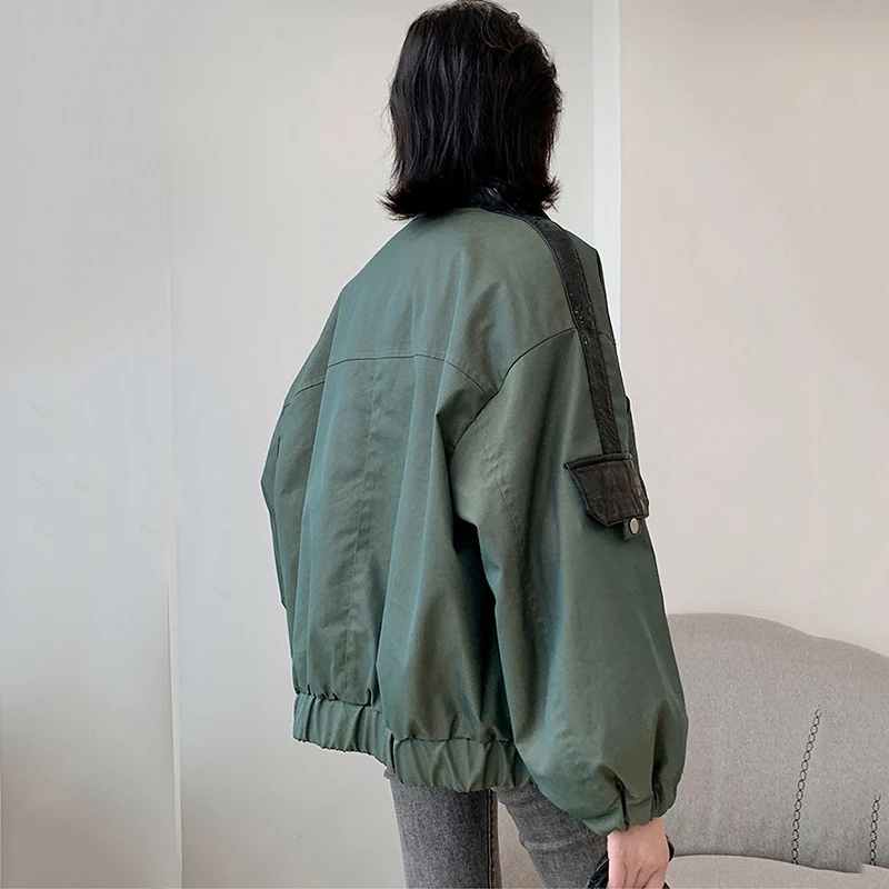 Ftangaiur جديد الشتاء المستوردة المخملية معطف فرو المنك طباعة رسالة مزدوجة الجانب ارتداء النساء قصيرة نقية الطبيعية ريال فرو المنك معاطف