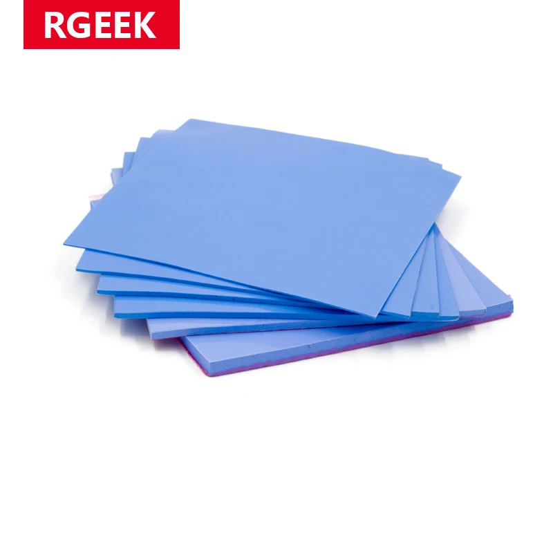 RGEEK Thermal Pad 6,0 W/mK Silikonpad GPU CPU Kühlkörper Kühlung Leitfähige Hochleistungs-Thermalpads Multi-Größendicke