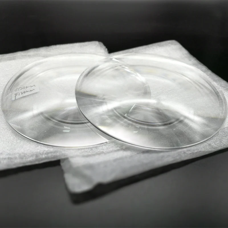 Custom Fresnel lens Diameter 95 mm Focal length 100/110/120mm Round PMMA Fresnel lens
