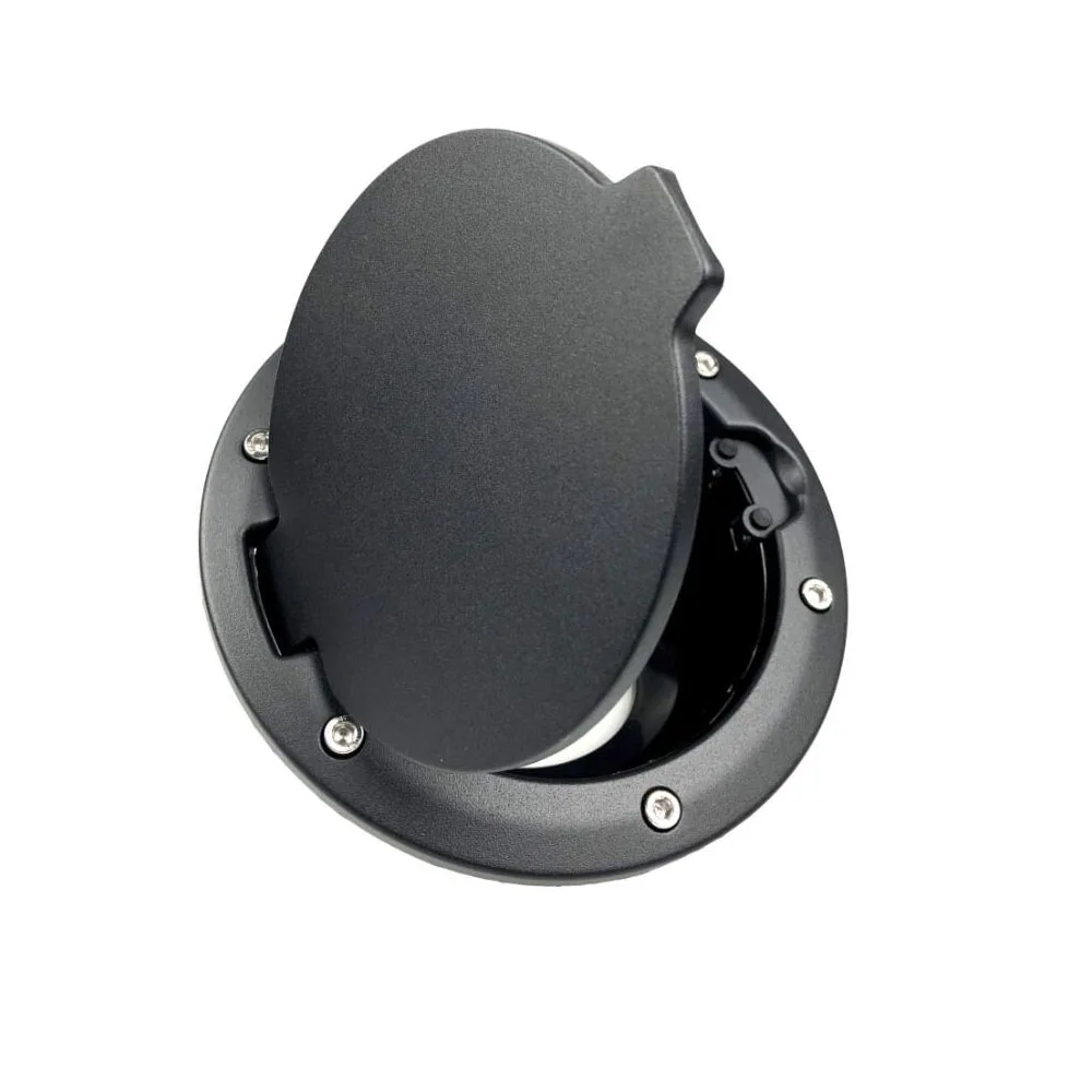 For Jeep Wrangler JK 2007-2017 Fuel Tank Cover Car Oil Tank Cap Cover Chrome Black Styling Accessories