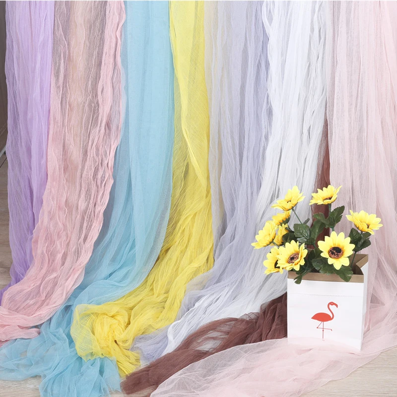 

INS Photography Backdrops Material Crumpled Tulle Gauze Background Studio Photo Fotografie Video Still Life Shoot Props Decor