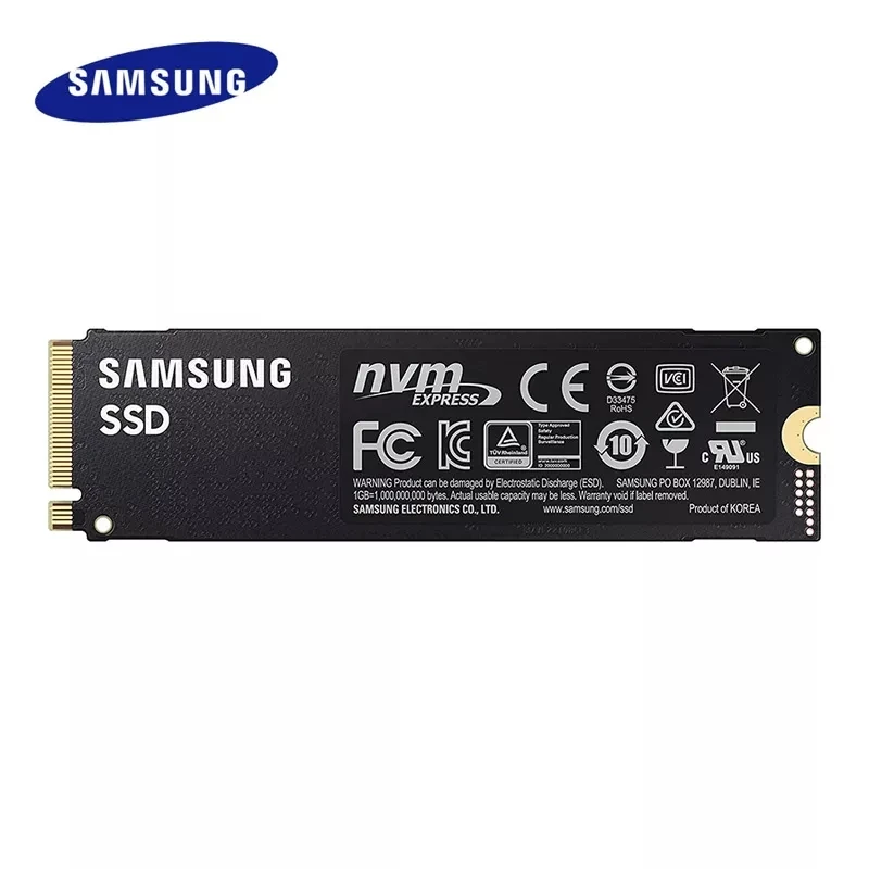 سامسونج SSD 980 PRO 1 تيرا بايت محرك أقراص الحالة الصلبة الداخلية الجديدة 250GB 500GB PCIe 4.0 NVMe M.2 NVMe حتى 6,900 برميل/الثانية للكمبيوتر المكتبي