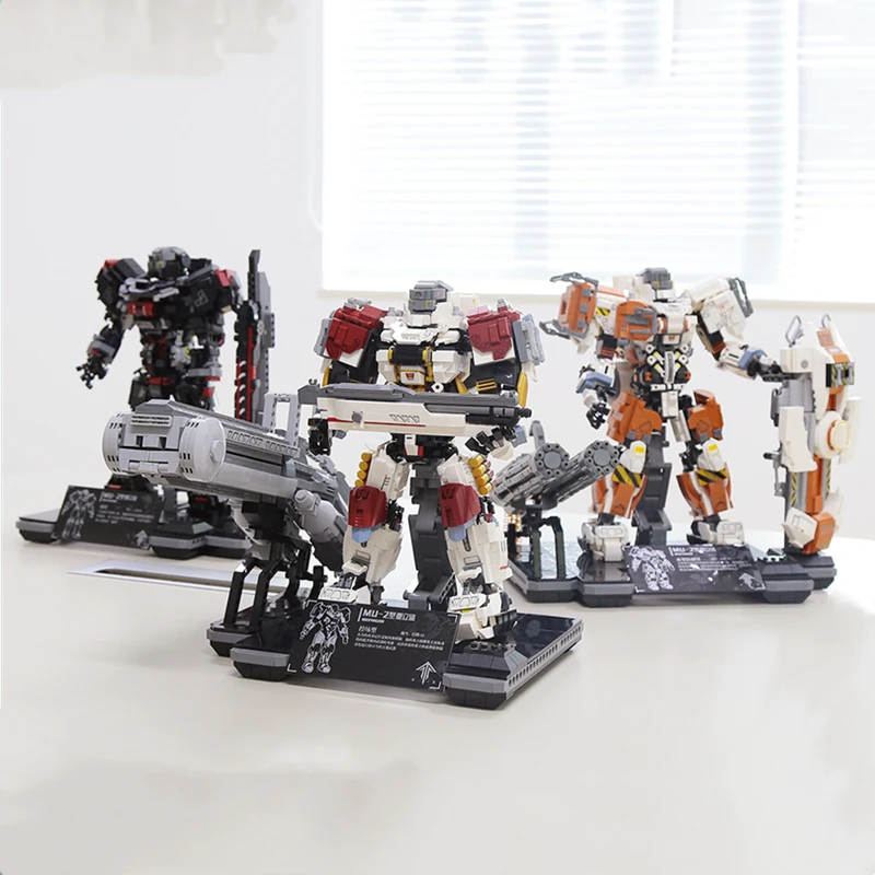 

Decool 11001 11002 11003 MOC Robot Model Hand-Run Mech Assembly Building Block Brick Toys For Children Christmas Gifts