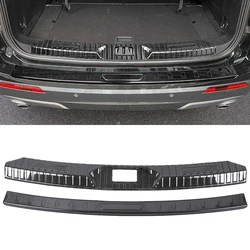 Car Accessories For Ford Explorer U625 2020 2021 2022 2023 2024 Stainless Steel Rear Bumper Door Sill Plate Protector Cover Trim