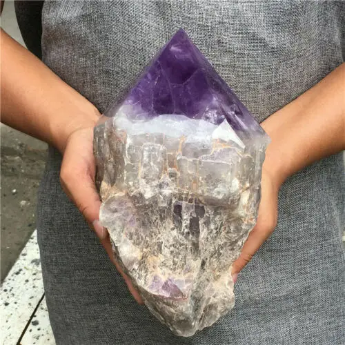 7.275LB Natural amethyst quartz crystal rough obelisk specimen