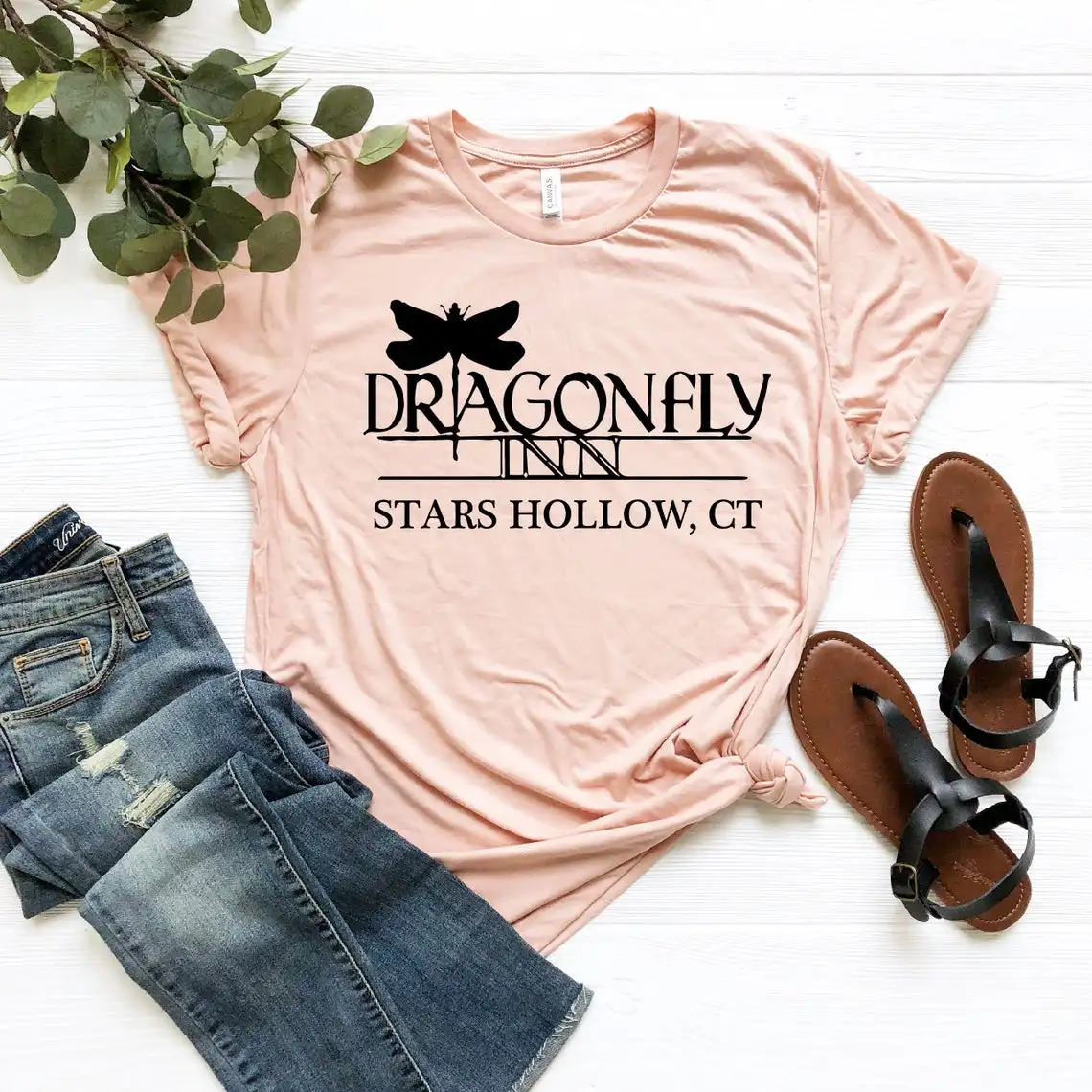 Dragonfly Inn Shirt Gilmore Girls TV Show T-shirt Stars Hollow Lorelai Rory Tee Honorary Gilmore Shirts Tumblr Tops