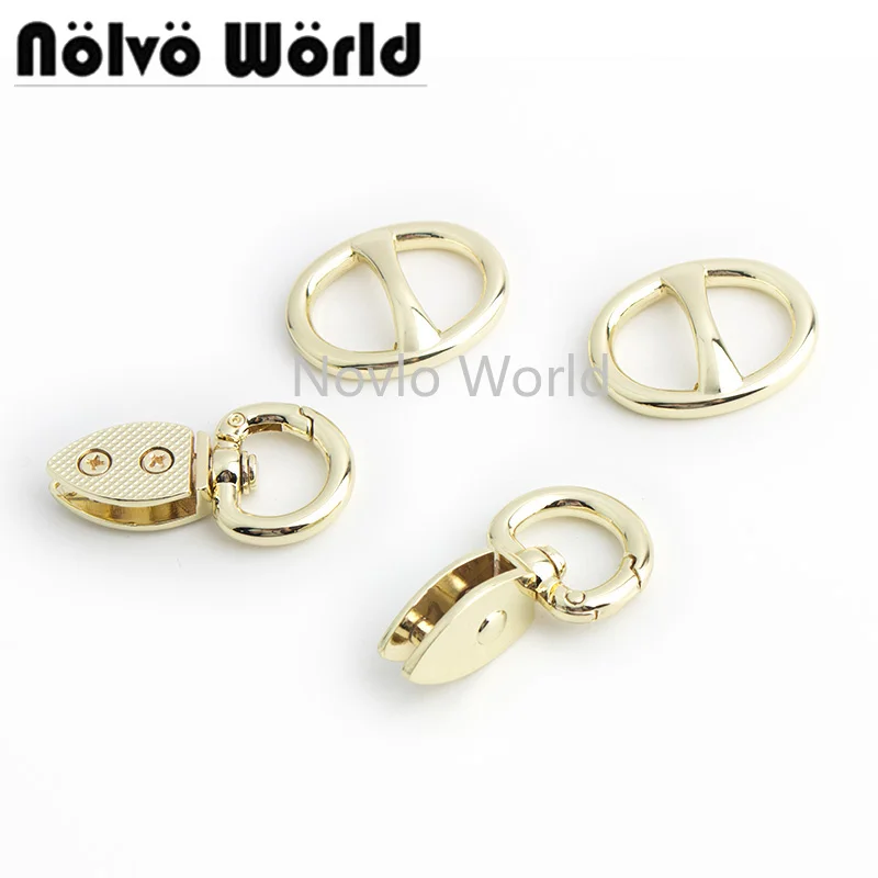 Nolvo World 5-20sets 24*45mm Small handle connecting 17*26mm Slider Adjuster Buckle hanger connector for bag