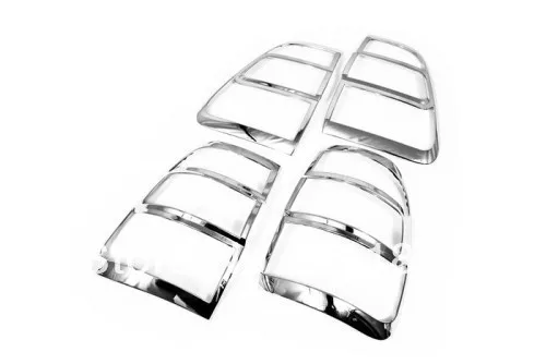 Chrome Tail Light Cover For Toyota Land Cruiser FJ100 06-09