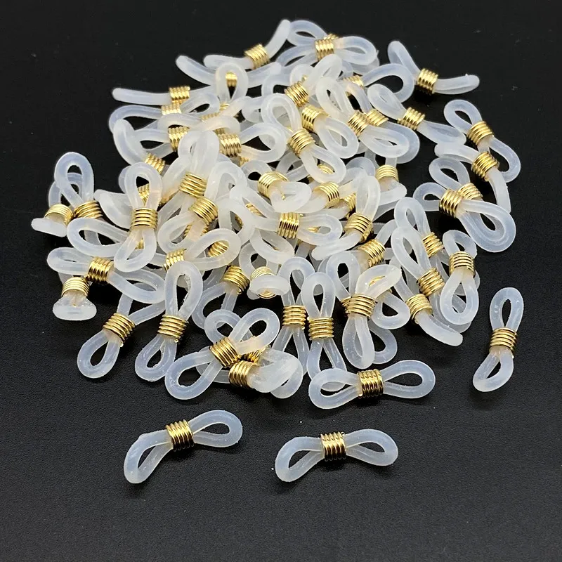 Wholesale Glasses Chain Silicone Rubber Ring Non Slip DIY Connector Strap Eyelets Rope Sunglasses Cord Accessory #M145