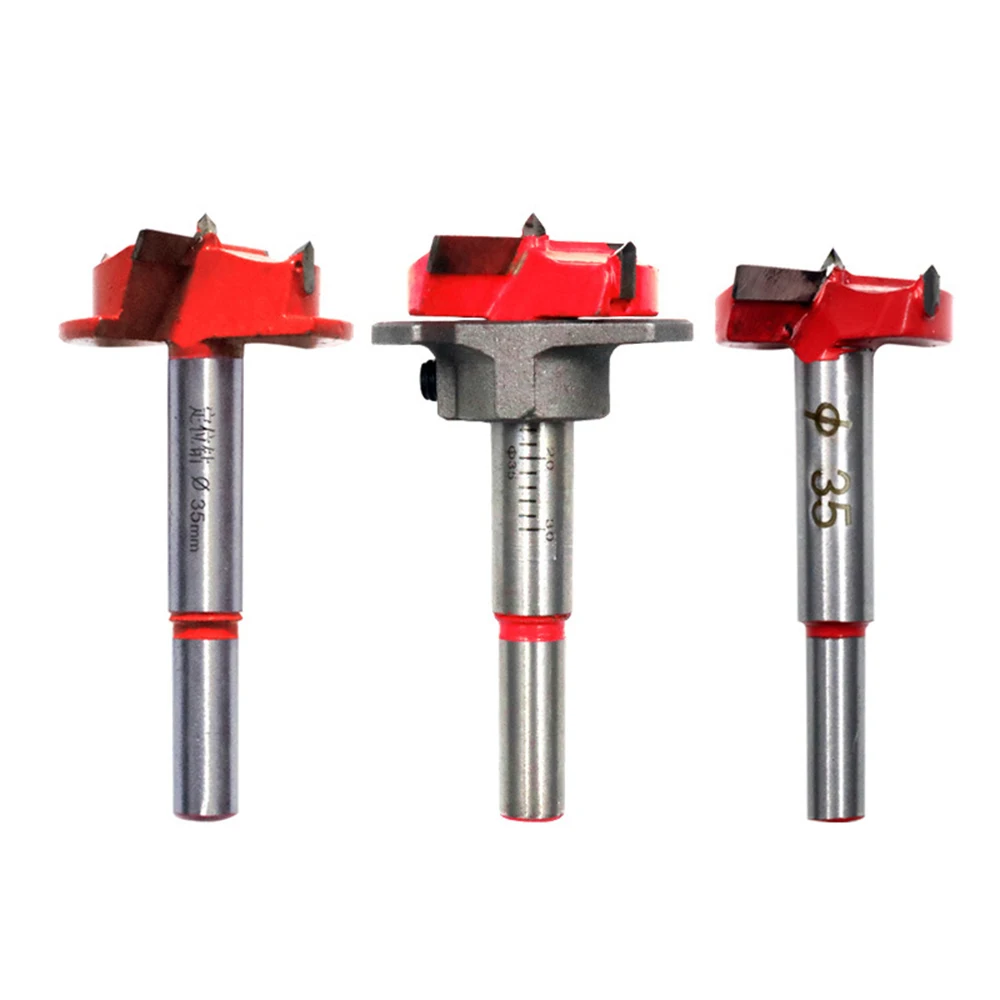 1pc Diameter 35mm Adjustable Positioning Hinge Hole Opener Woodworking Cabinet Door Pipe Hinge Computer Table Reaming Drill Bit