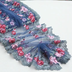 2Yards/Lot High Quality Lace Trim Embroidery Lace Fabric Mesh Lace Ribbon Tulle Guipure Cord Lace Sewing DIY Doll Cloth