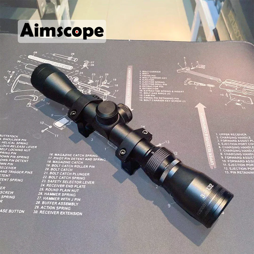 Aimscope 3-9x32 3-9x40 3-9x50 Hunting Scopes Optics Riflescopes Airsoft Air Guns Rifle Telescopic Sight Outdoor Game Accessories