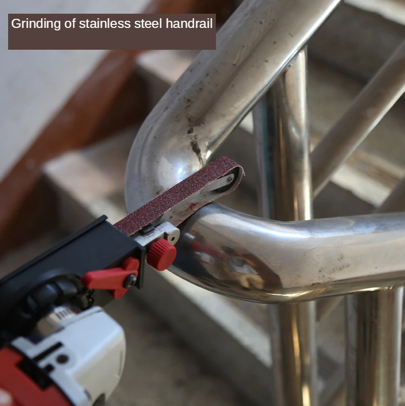 Adaptador de correa de lijado de bricolaje para amoladora angular eléctrica 115/125, M14, trabajo de Metal para carpintería