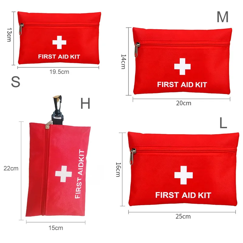 Botiquín de emergencia de viaje para campamento al aire libre, para pesca, tratamiento médico familiar, bolsa de primeros auxilios portátil impermeable, estuche de kits de emergencia