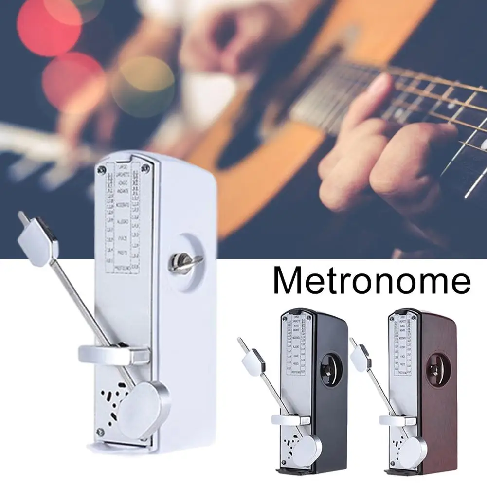 Mechanical Metronome with Accurate Timing and  Portable Universal Wind up Metronome for Piano Guitar Bass Drum Violin