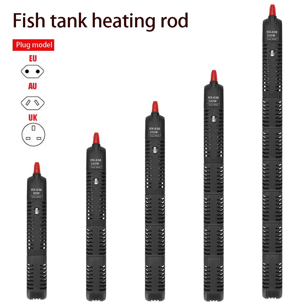 Explosion-proof and scalding 50W/100W/200W/300W/500W aquarium diving fish tank automatic water heater thermostatic heating rod