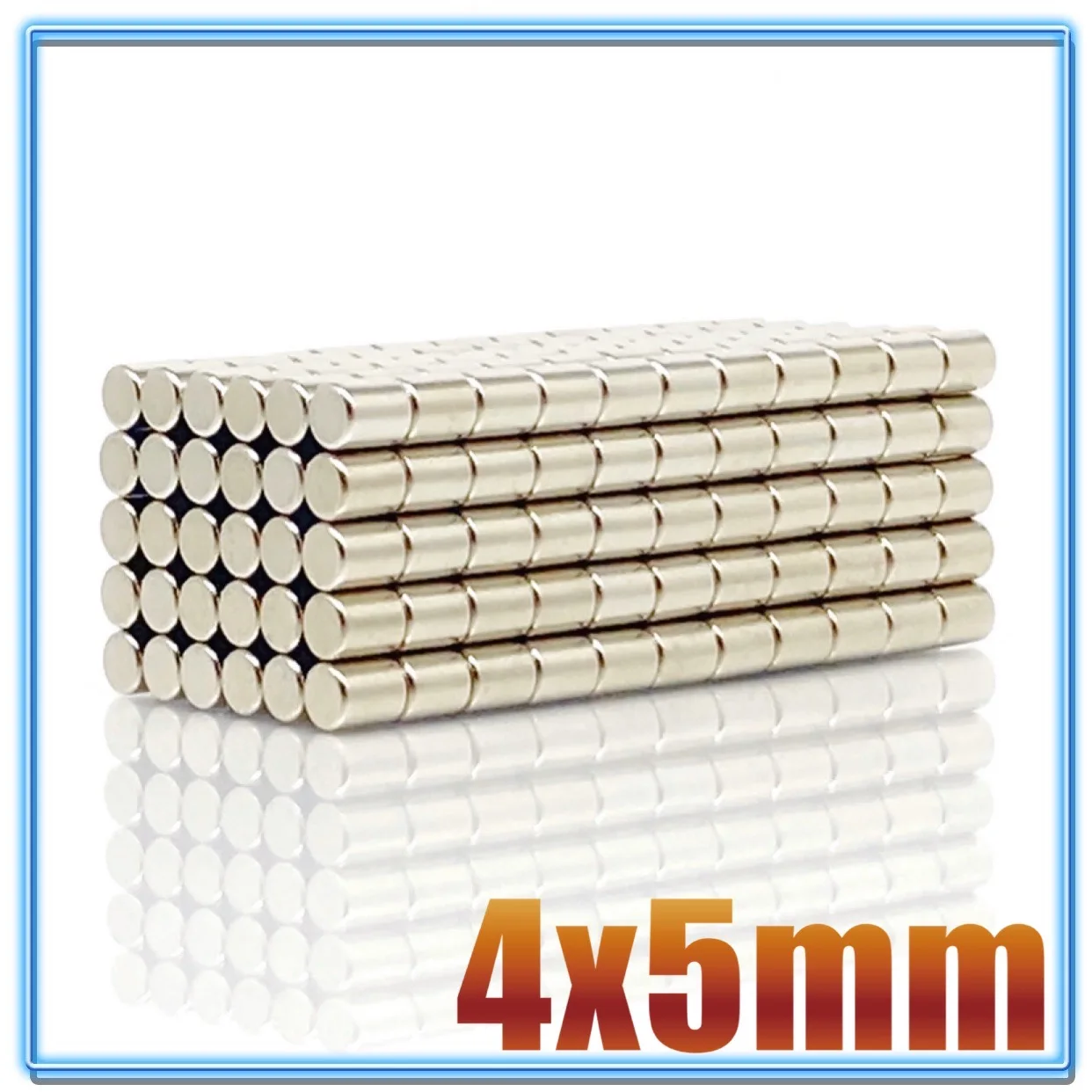 20~2000pcs 4x5 mm Powerful Magnets disc 4mmx5mm Permanent Small Round Magnet 4x5mm Fridge Neodymium Magnet Super Strong 4*5 mm