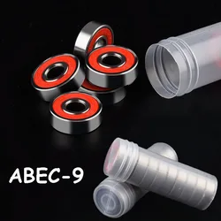 Rodamientos de acero inoxidable para patinete, 10 piezas, ABEC 9 608 2RS, alto rendimiento, antioxidante, 8x22x7mm