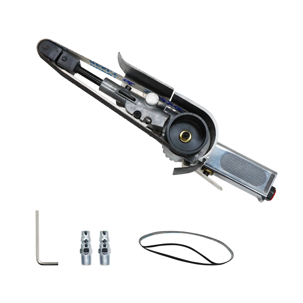 WENXING 3/8 "Air Sander Airมุมเครื่องบดขัดเครื่องขัดเข็มขัดสำหรับAir Compressorขัด