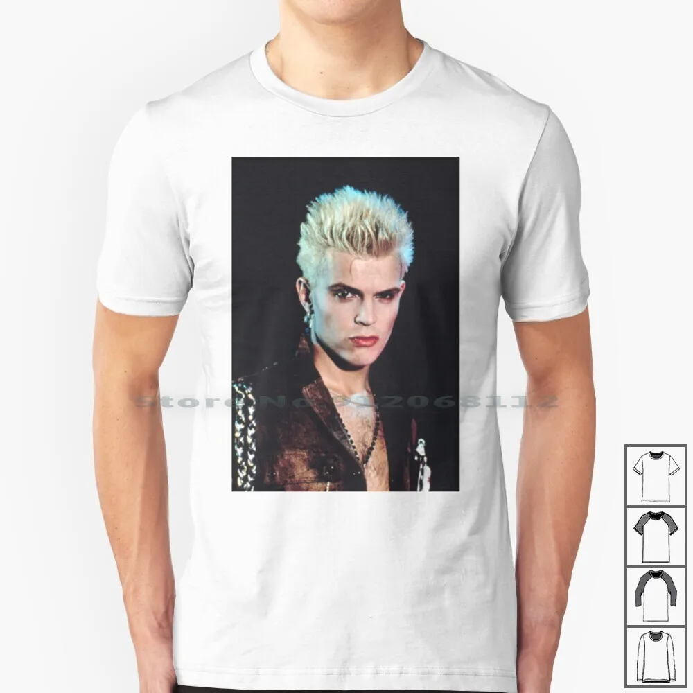 Billy Idol T Shirt 100% Cotton Billy Idol Actor Best Covers Dornan Beghe Statham Jason Beghe Jamie Dornan Jos Groban Groban Kip