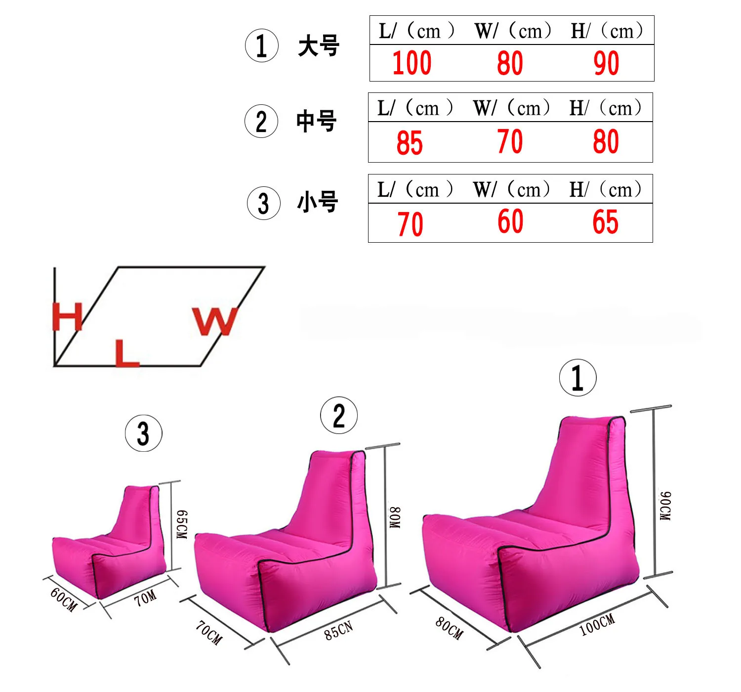 Lazy Inflatable Sofa Outdoor Beaching Camping Swimming Pool Sleeping Sofa Chair Divano Ad Aria Portatile Portable Air Sofa