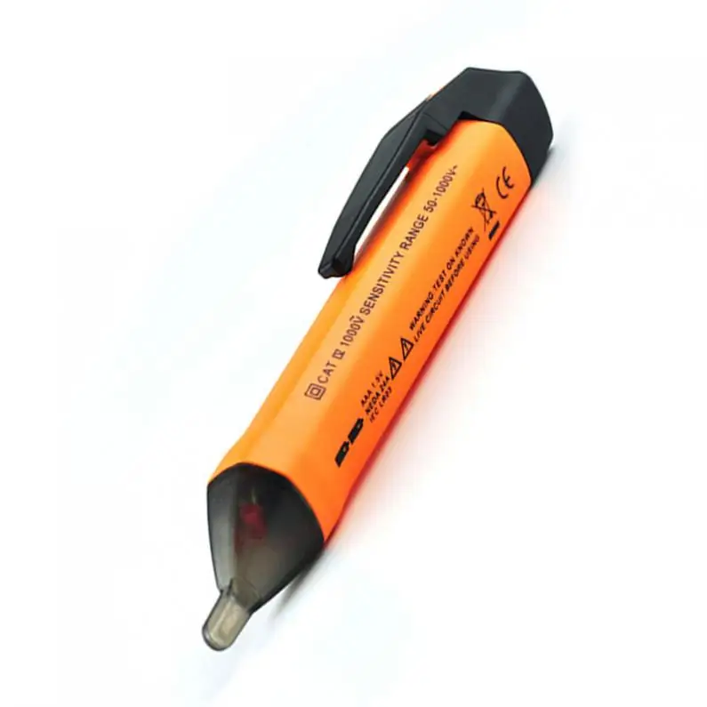 VD03 Digital Control Non Contact Voltage Tester Pen Detect LED Light Audible Alarm 50~1000V AC Sensor Auto shutdown