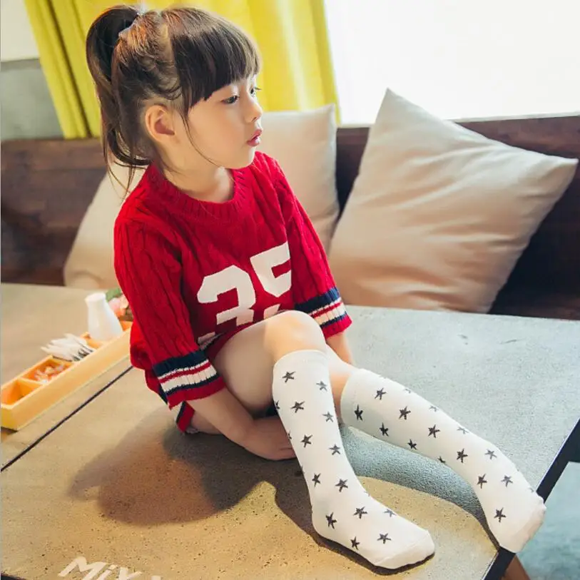 Baby Girls Socks legs warm Fox print Cotton express Character Knee Socks Kid Clothing unisex Toddler Boot Socks Cartoon