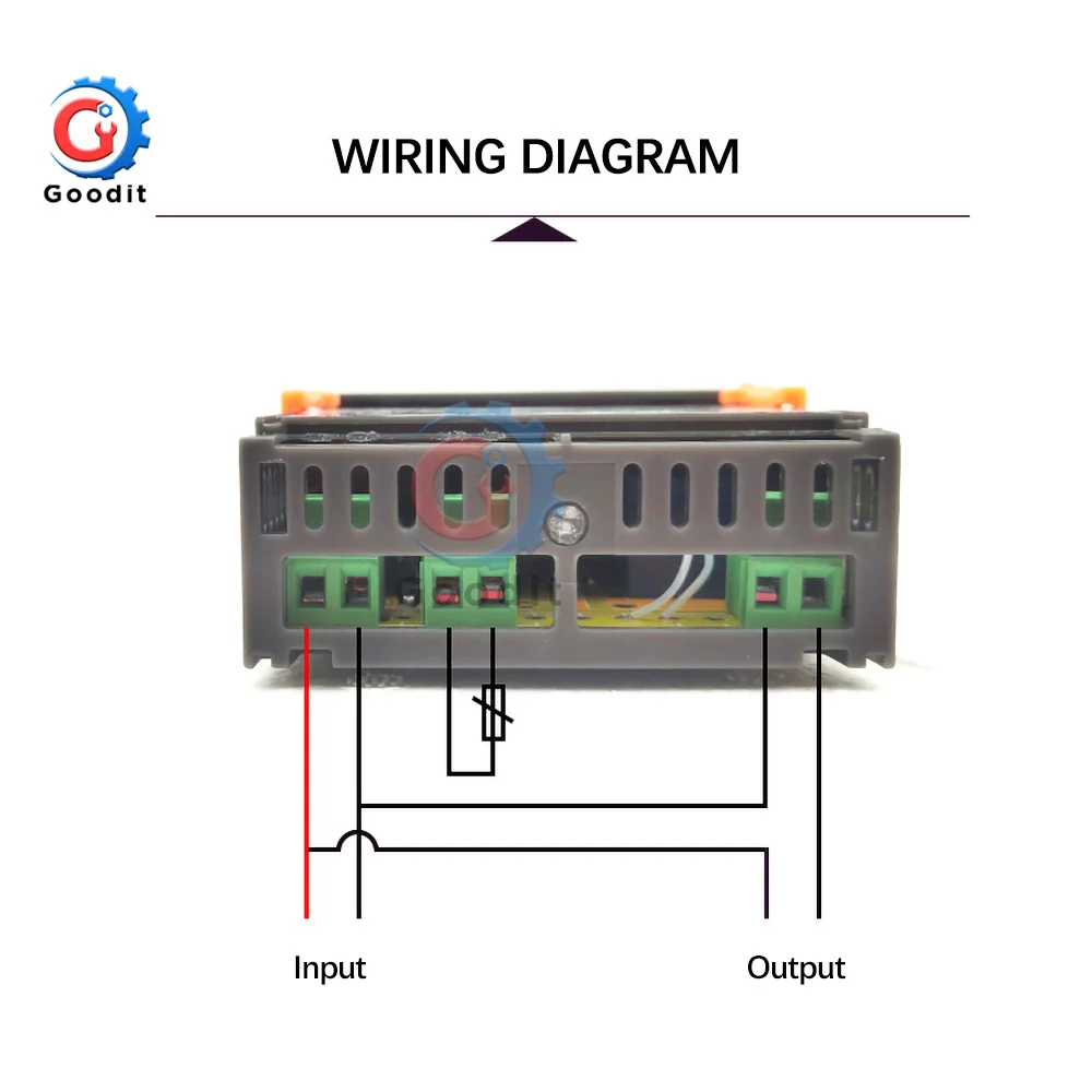 ZFX-7016K 10、30A 12V 24V 220V Intelligent  controller digital display temperature controller 1-999 ℃ control switch Thermocouple