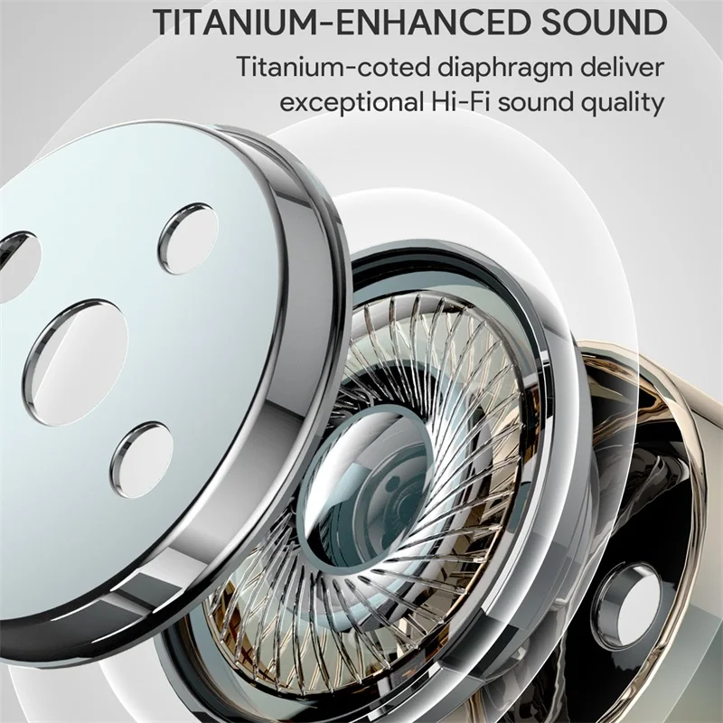 Aipower Oortelefoon N7 Tws Draadloze Hoofdtelefoon Bluetooth5.0 Oordopjes Bass Ruisonderdrukking Headset Met Dual Micophone Touch Control