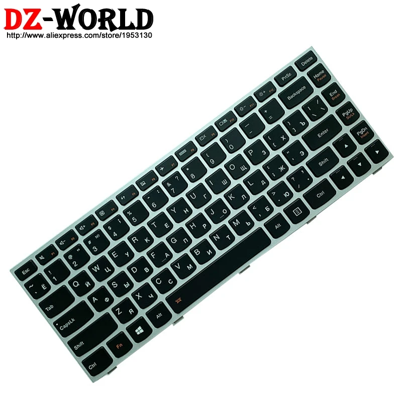 Original RU Russian Laptop Backlit Keyboard for Lenovo 500-14 300-14 ACZ ISK Felx2-14 Z41 G40 B41 B40 Z40 -30 -45 -70 -75 -80