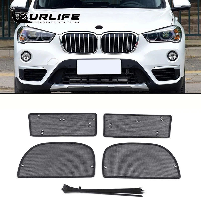 

For BMW X1 F48 2017 2018 2019 2020 2021 Car Accessories Front Grille Insert Net Anti-insect Dust Garbage Proof Inner Cover Net