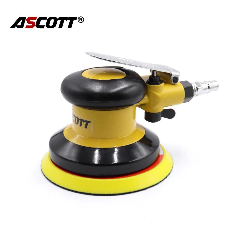 5inch Pneumatic Orbital Polishing Machine 125mm Vacuum Eccentric Air Sanding Machine Car Polisher for Car Wood Metal