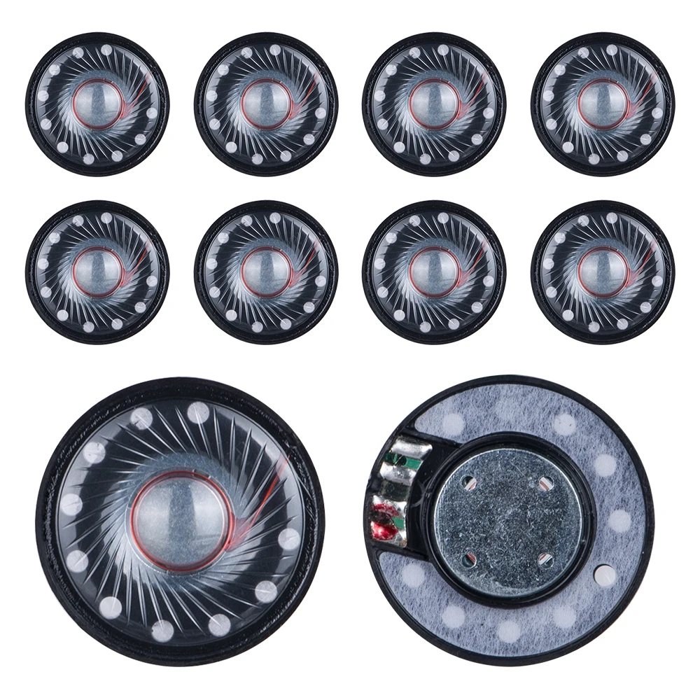 HIFI 40มม.หูฟังลำโพงชุดหูฟังไดร์เวอร์112DB 32ohm ลำโพงอะไหล่ซ่อมหูฟัง Diy Neodymium ขายส่งดี Quality10PCS