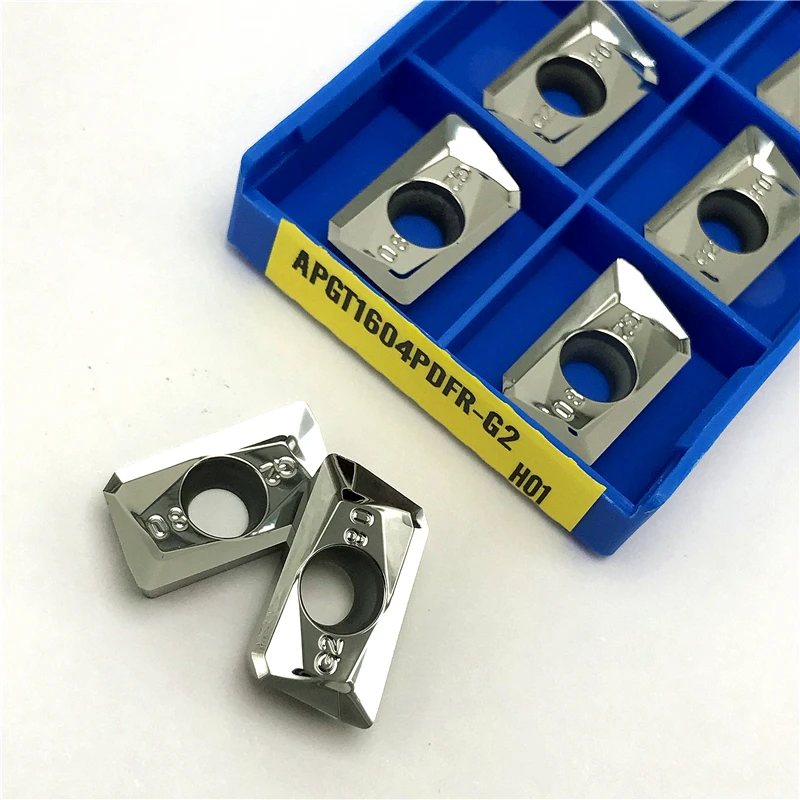 Outil de coupe en aluminium CNC, outil de tournage, insert en carbure, insert de fraisage, tour à métaux, APKT1135, APKT1604, APGT1604, SEHT1204, H01